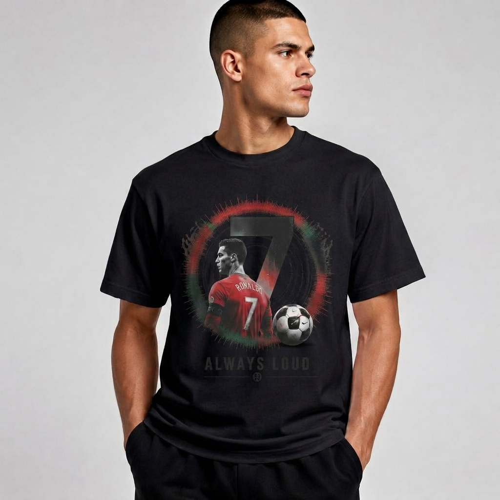 Cristiano Ronaldo Pure Cotton Unisex T-Shirt – Limited-Time Offer