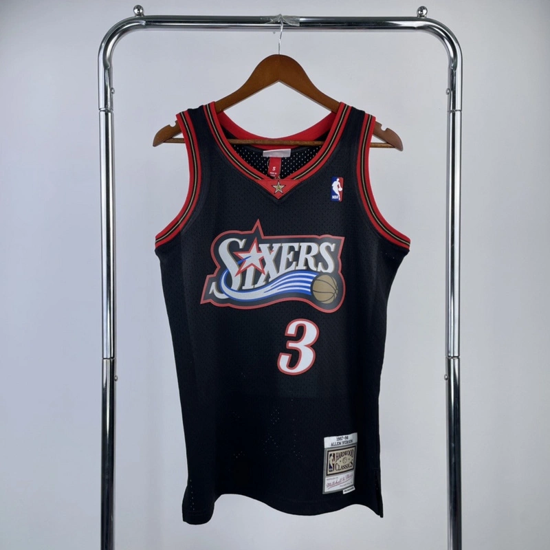 NBA Philadelphia 76ers 3 IVERSON Basketball Jersey