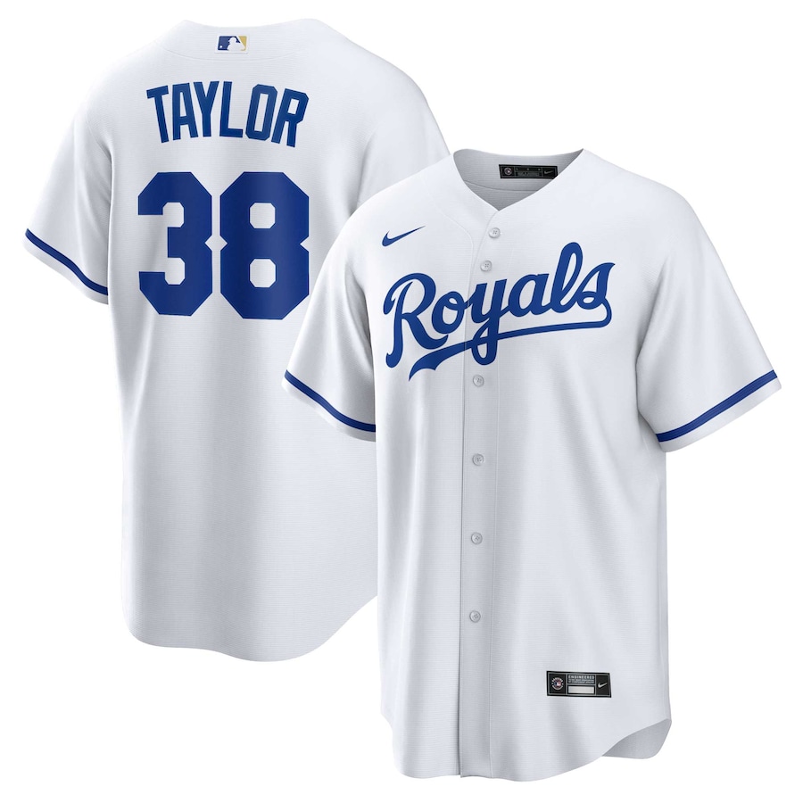 Josh Taylor Kansas City Royals Home Player Jersey White