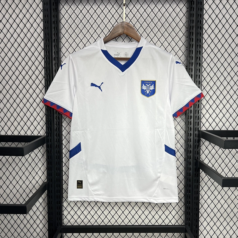 2024-25 Serbia Euro Away Football jersey