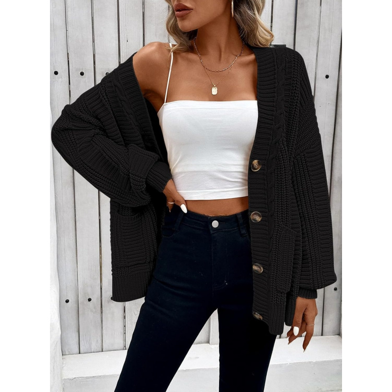 Women's 2026 Oversized Cardigan Sweater Long