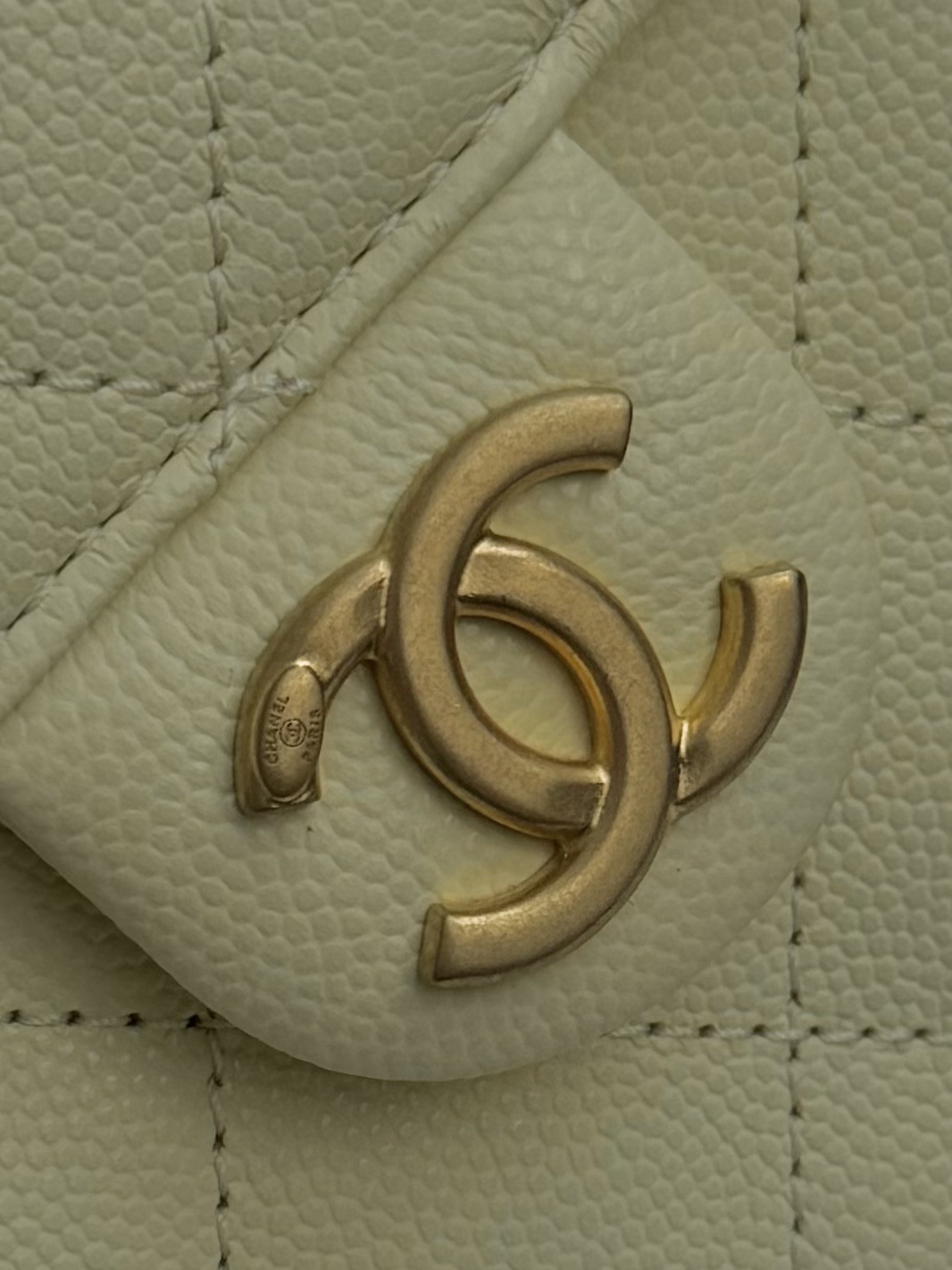 Chanel Spring-Summer 2025 Handbag Grained Calfskin & Gold-Tone Metal Yellow 30Cm/ 11.8In