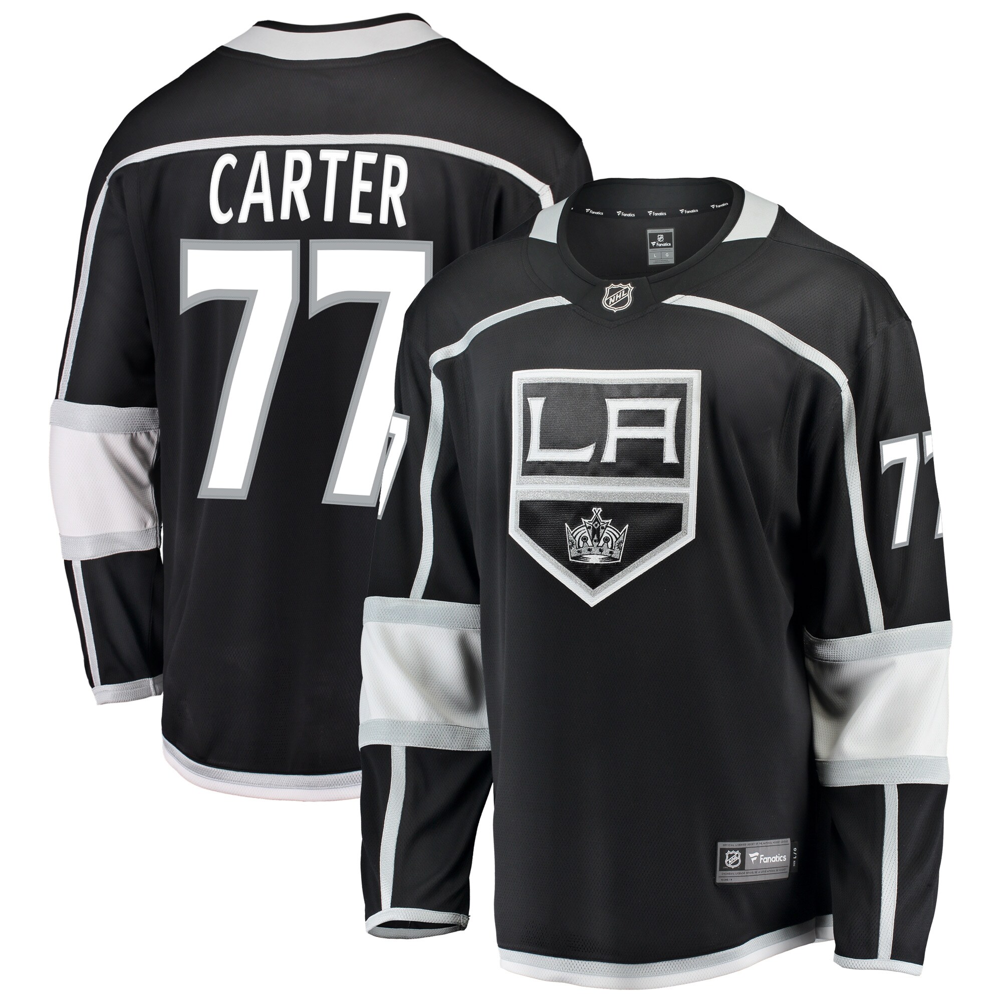 Jeff Carter Los Angeles Kings Fanatics Breakaway Jersey – Black