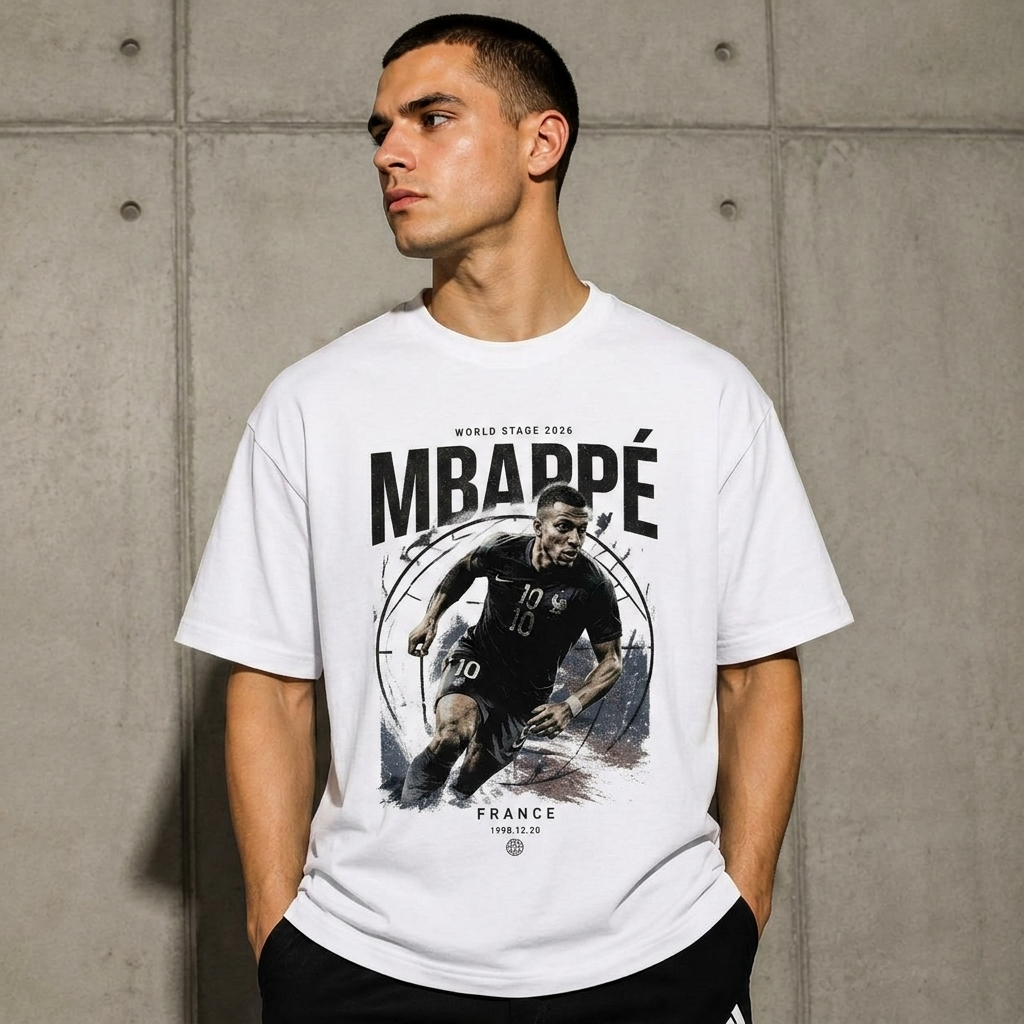 Kylian Mbappé Unisex T-Shirt – Limited-Time Offer – Hot Seller