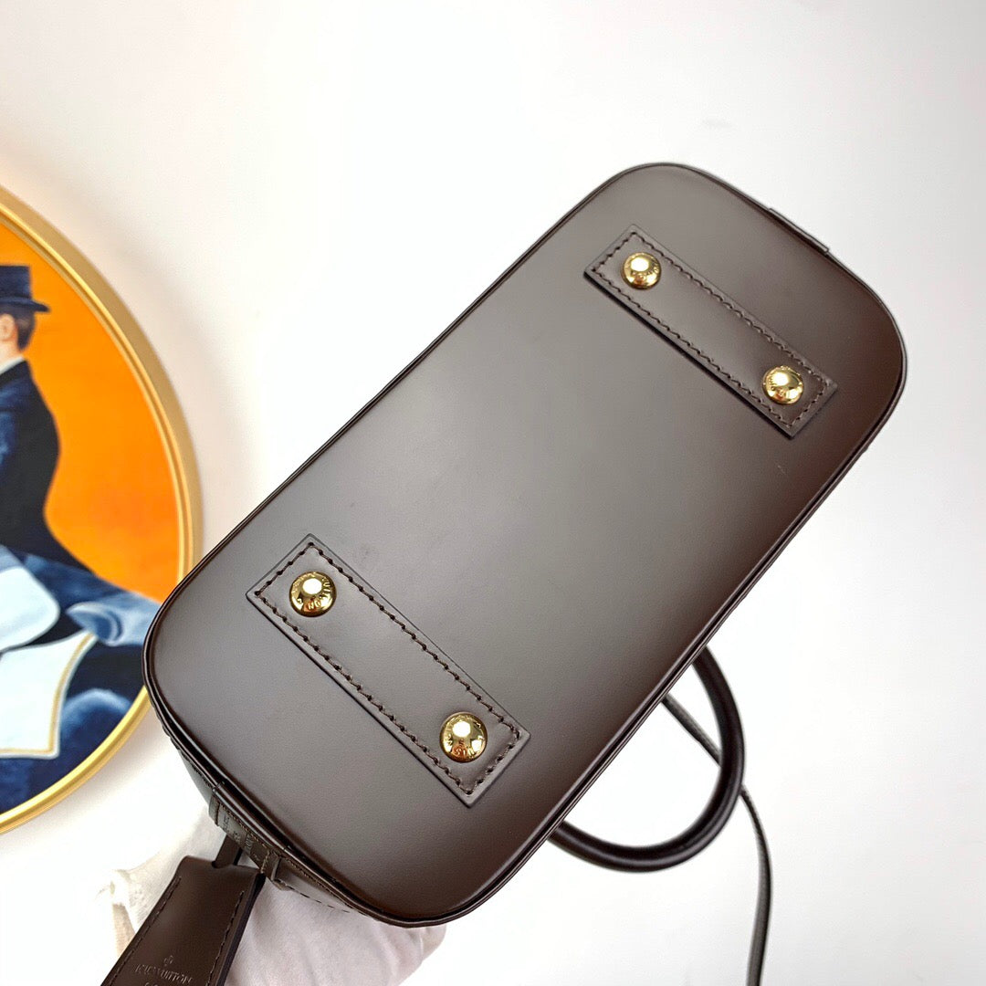 Louis Vuitton Alma Bb Damier Ebene 23Cm