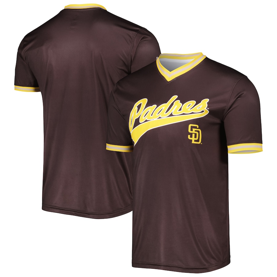 San Diego Padres Stitches Cooperstown Collection Team Jersey Brown