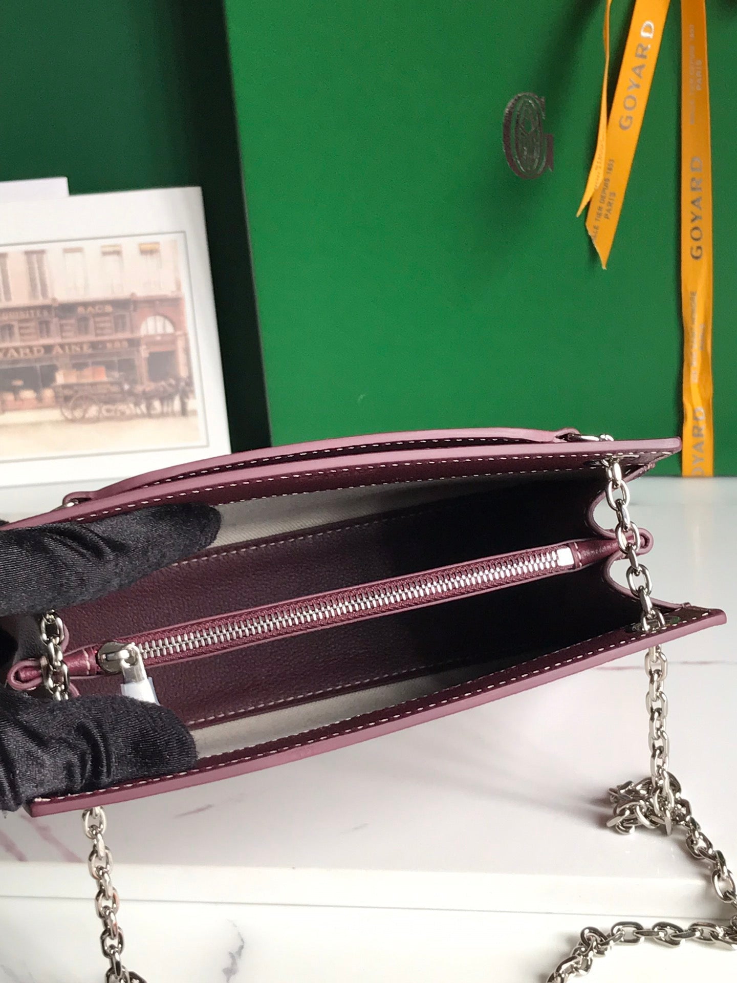 Goyard Rouette Structuré Mini Bag 21cm Wine Red Goyardine Canvas And Calfskin