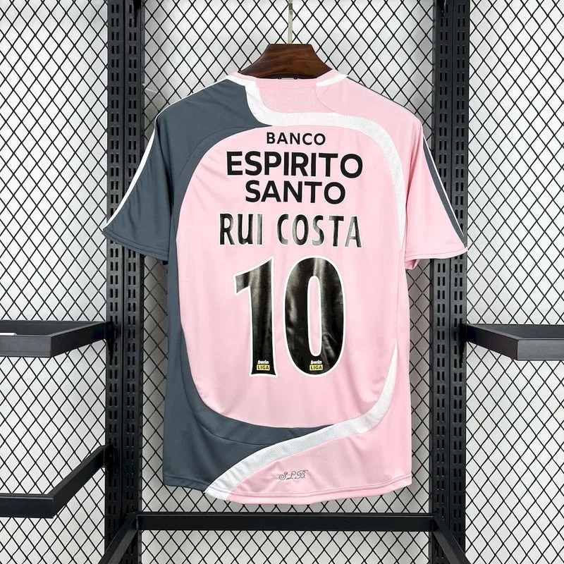 Retro 2007-08 Benfica Away Football jersey retro ( With sponsor 10# RUI COSTA )