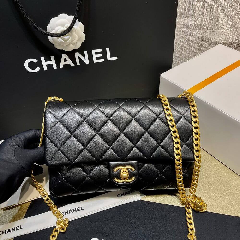 Chanel Lambskin Flap Bag 25 cm