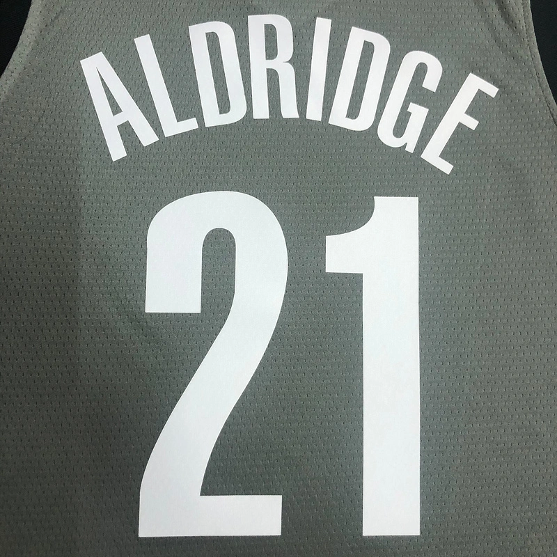 2022 NBA Brooklyn Nets (21 ALDRIDGE) Basketball Jersey