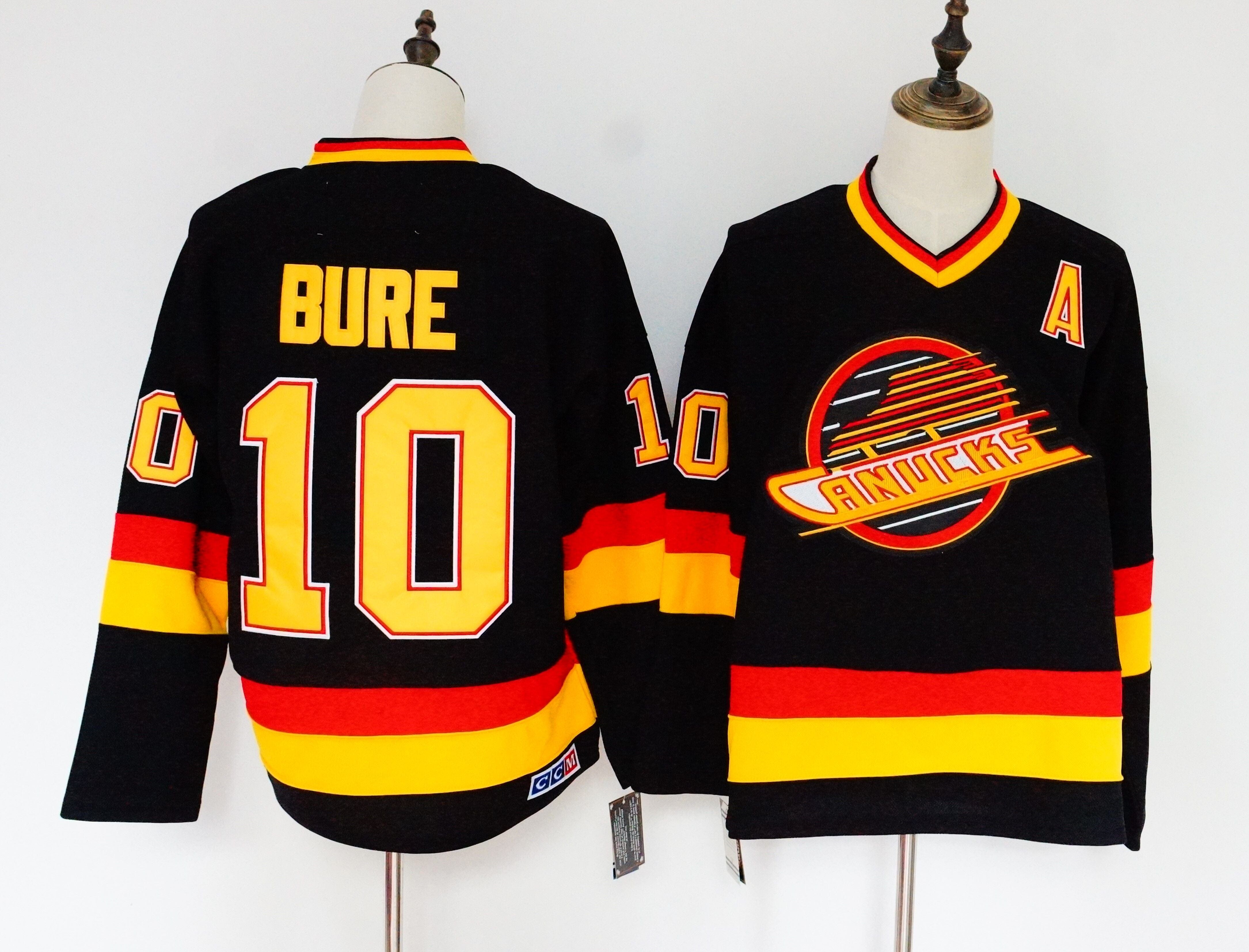 NHL Vancouver Canucks BURE # 10 Jersey