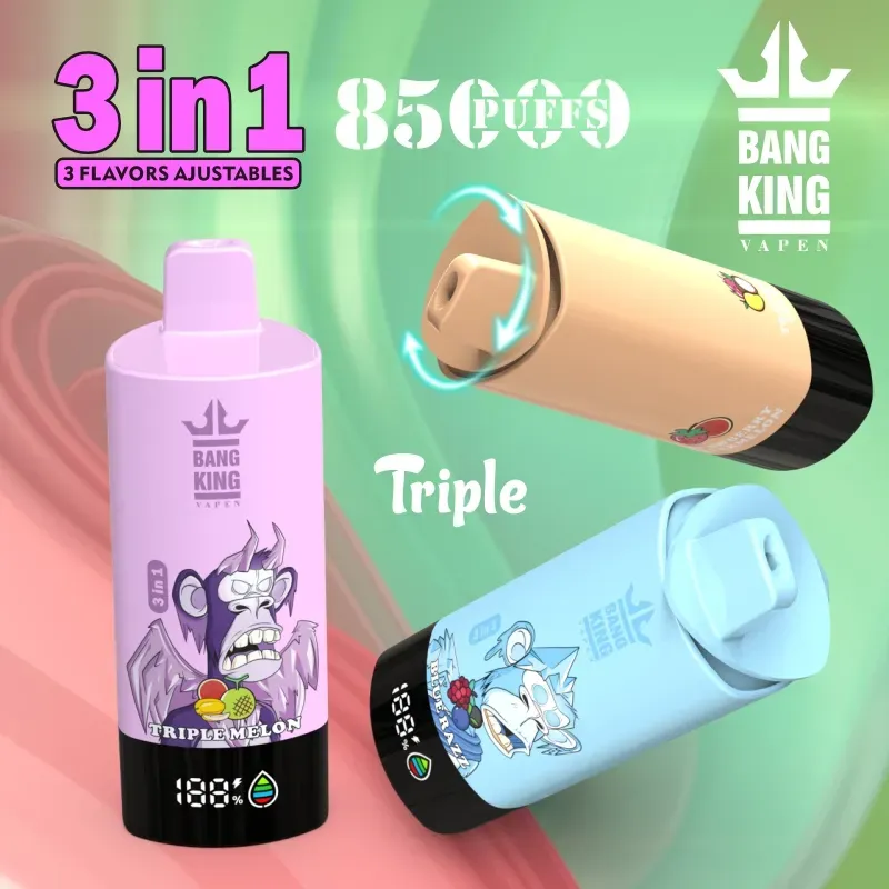 Mystery box: Bang King Triple 85000 puffs+Bang Blaze 60000 puffs+Bang Blaze 50000 puffs+JNR 100K puffs, etc.