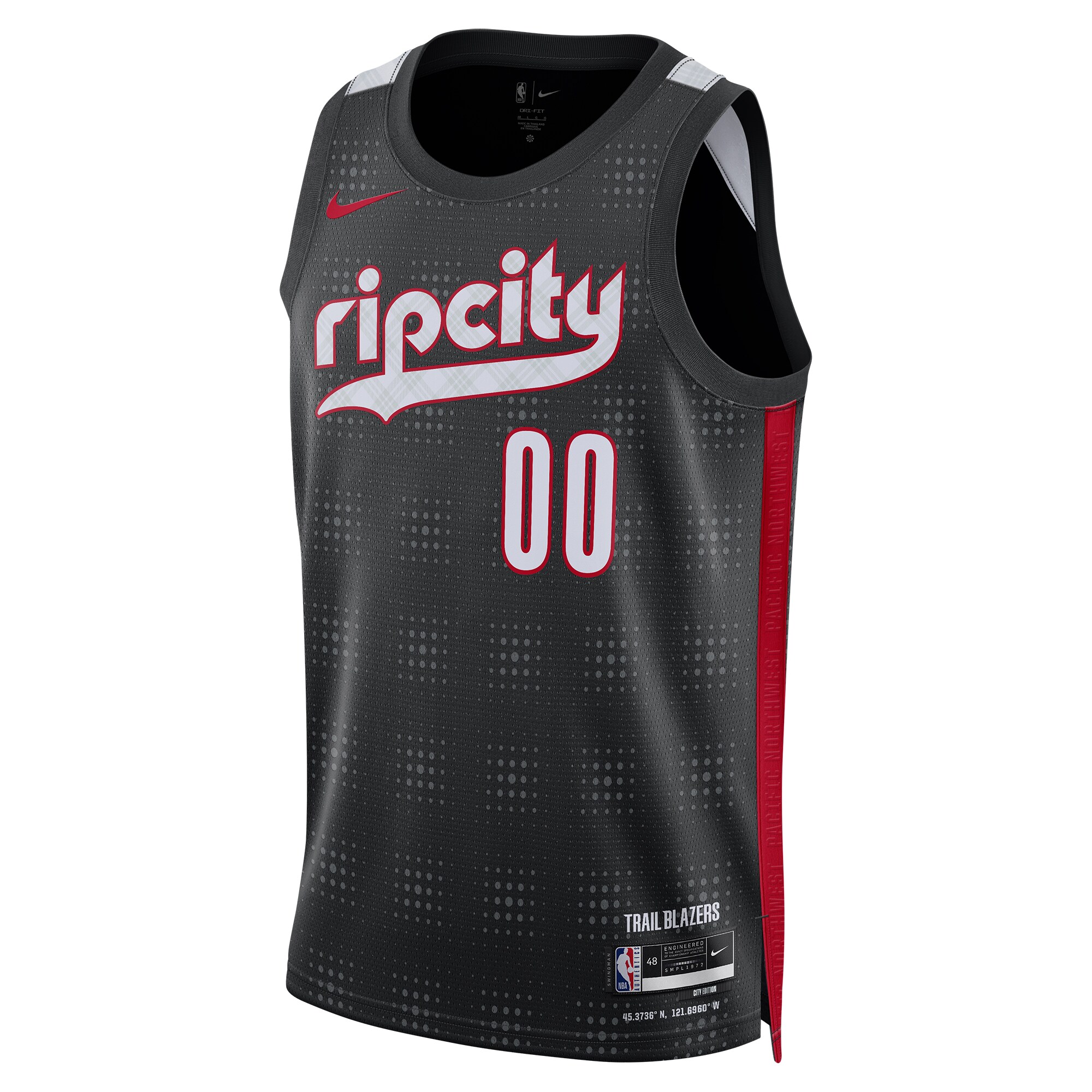 Unisex Portland Trail Blazers Scoot Henderson Black 2024/25 Swingman Jersey - City Edition