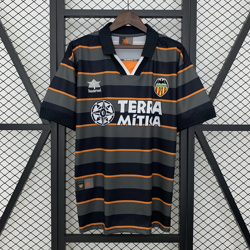 Retro 1999-00 Valencia Third Away Football jersey