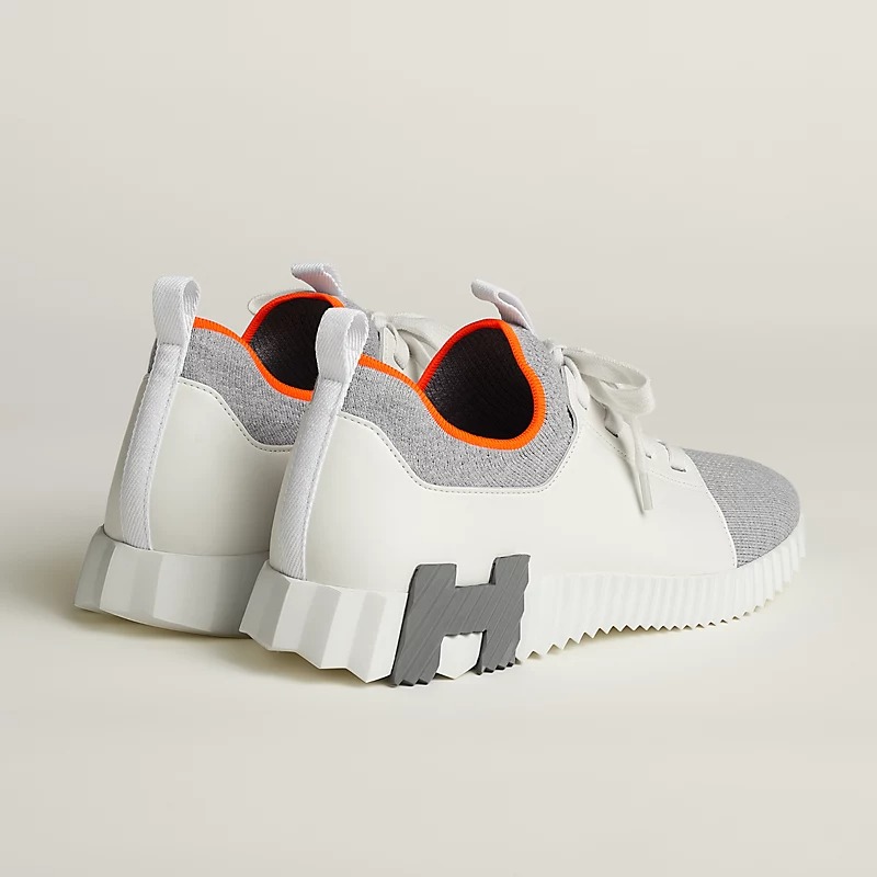 HERMES DEPART SLIP-ON SNEAKER GRIS/BLANC