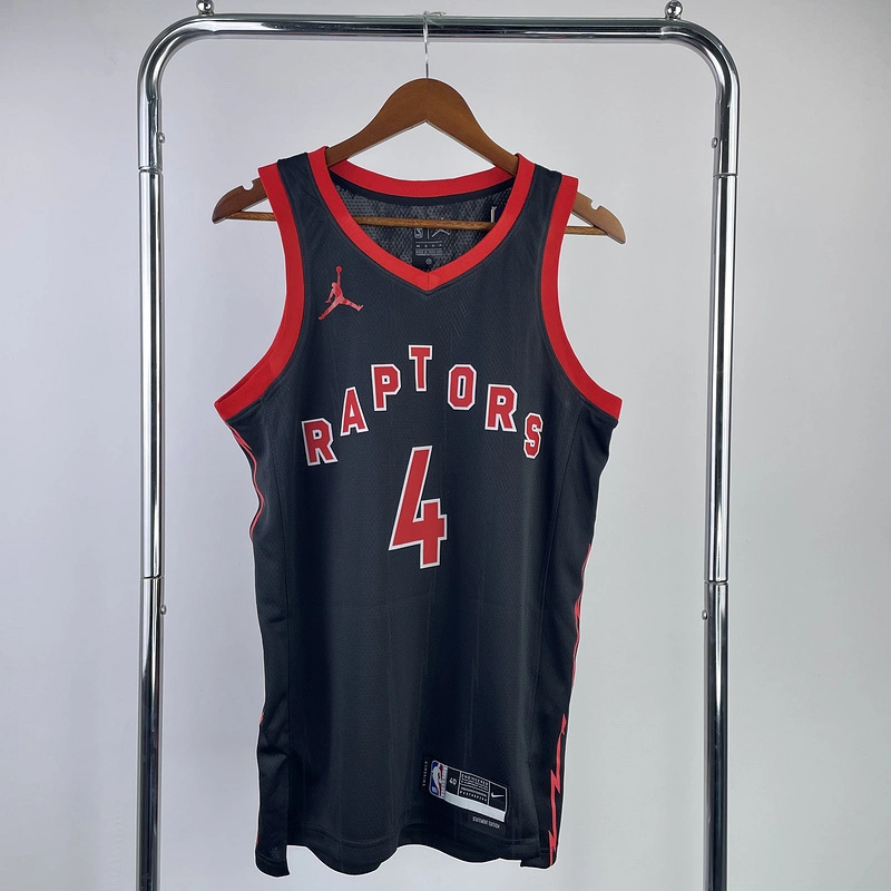 2023 NBA Toronto Raptors 4 Barnes Basketball Jersey