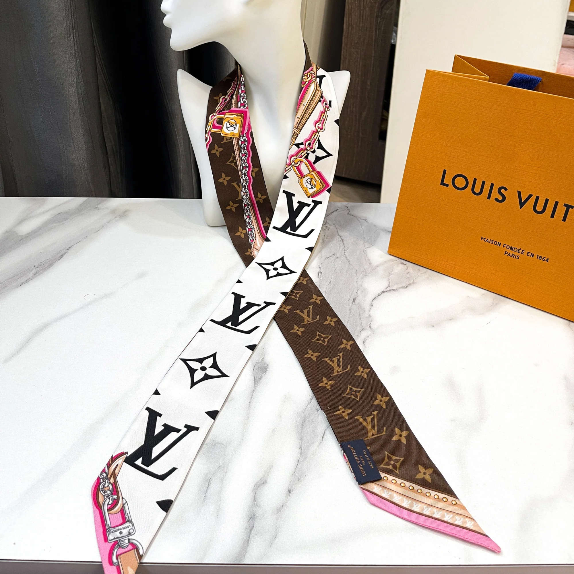 Louis Vuitton Ultimate Monogram Silk Scarf