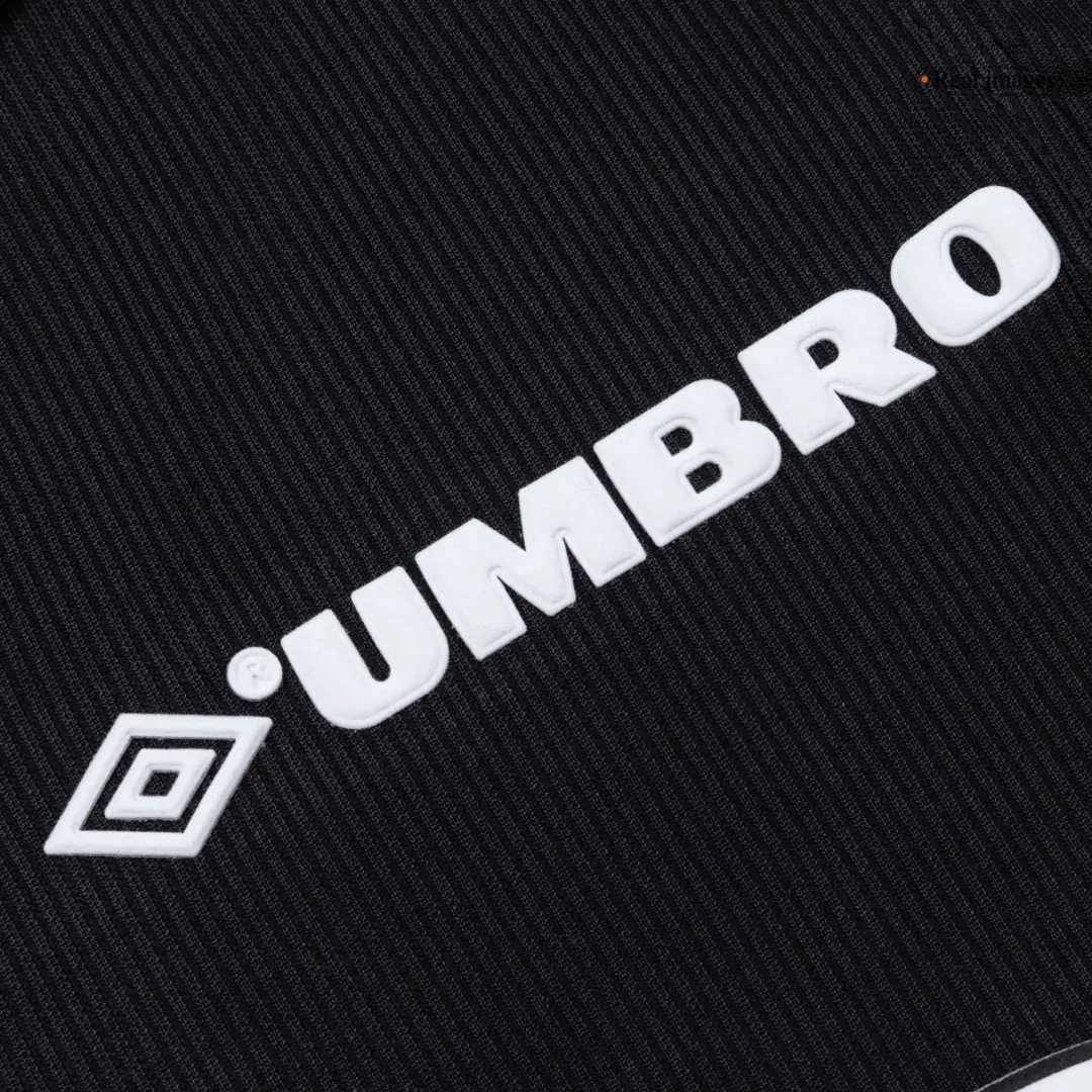 Manchester United 1998/99 Away Long Sleeve Retro Soccer Jersey Black