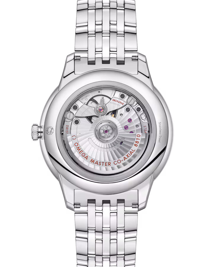 Omega De Ville Prestige 41 mm Pink Dial Stainless Steel Bracelet 434.10.41.21.10.001
