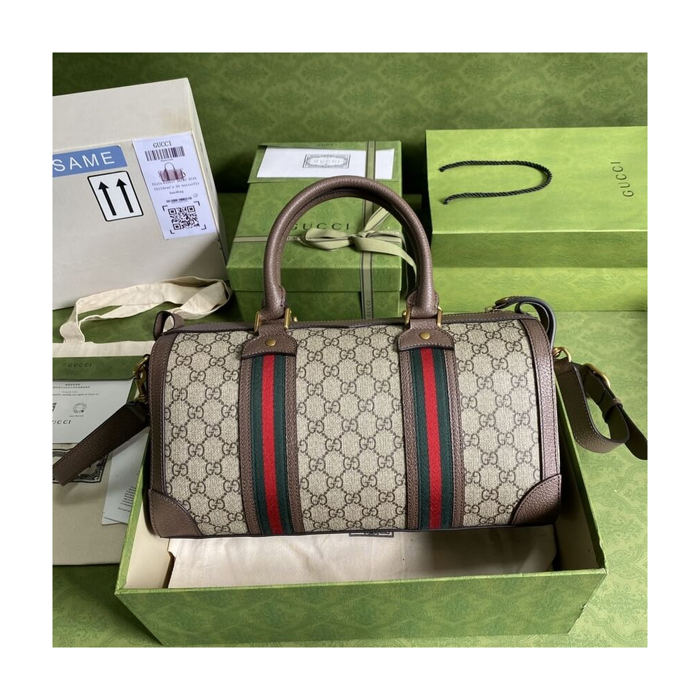 Gucci GG Small Duffel Bag With Web