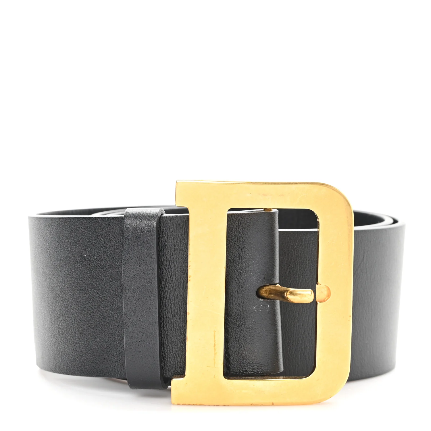 Calfskin Diorquake Belt 75 30 Black