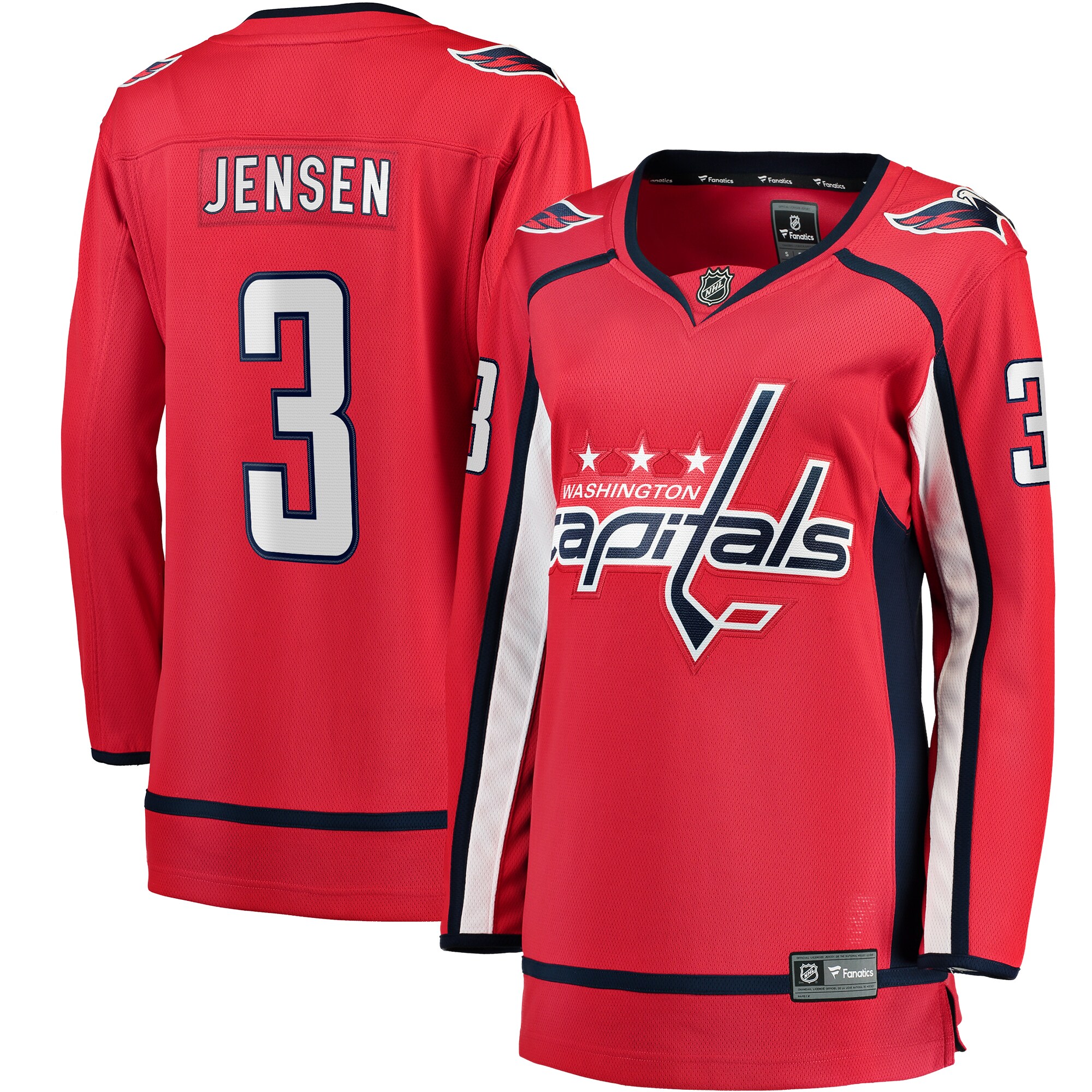 Nick Jensen Washington Capitals Fanatics Women’s Home Breakaway Player Jersey – Red