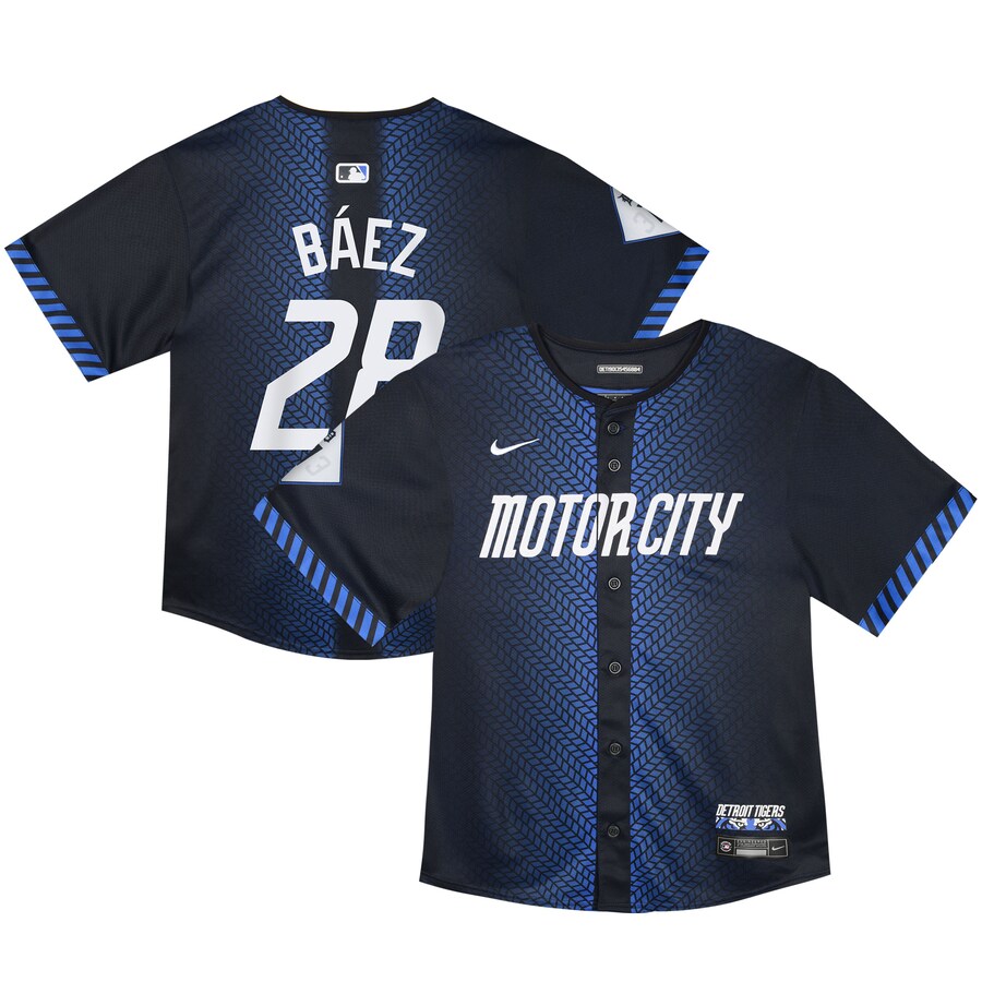 Javier Baez Detroit Tigers Toddler 2024 City Connect Limited Jersey Navy