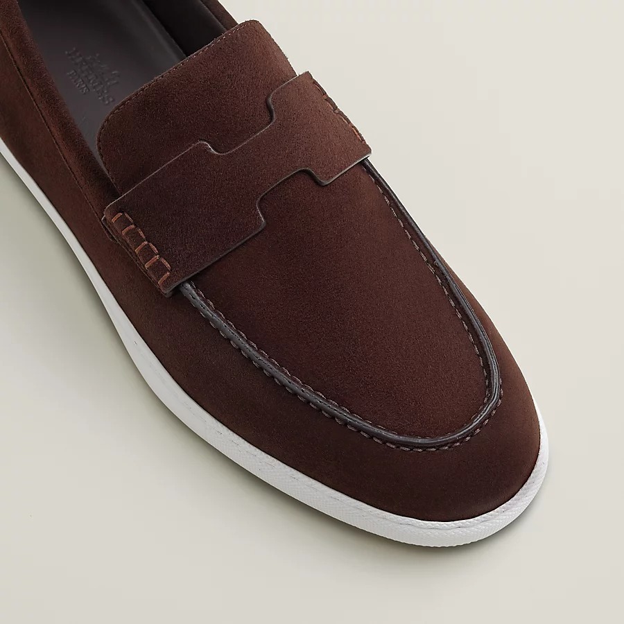 HERMES JOB LOAFER MARRON EBENE