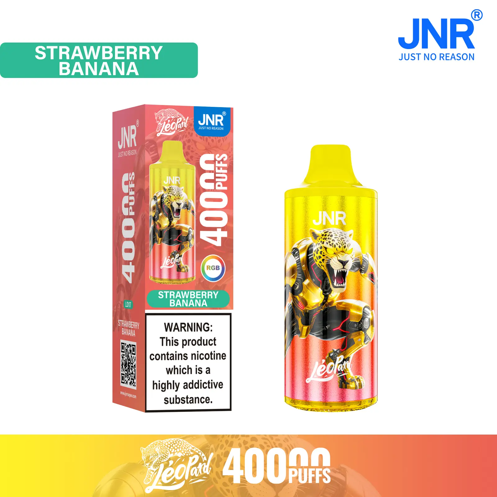 JNR Léopard 40K Puffs Disposable Vape