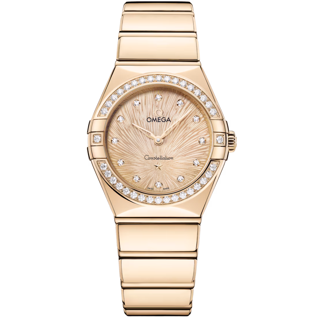 Omega Constellation Ladies' Selection 28mm Moonshine™ gold on Moonshine™ gold 131.55.28.60.58.001