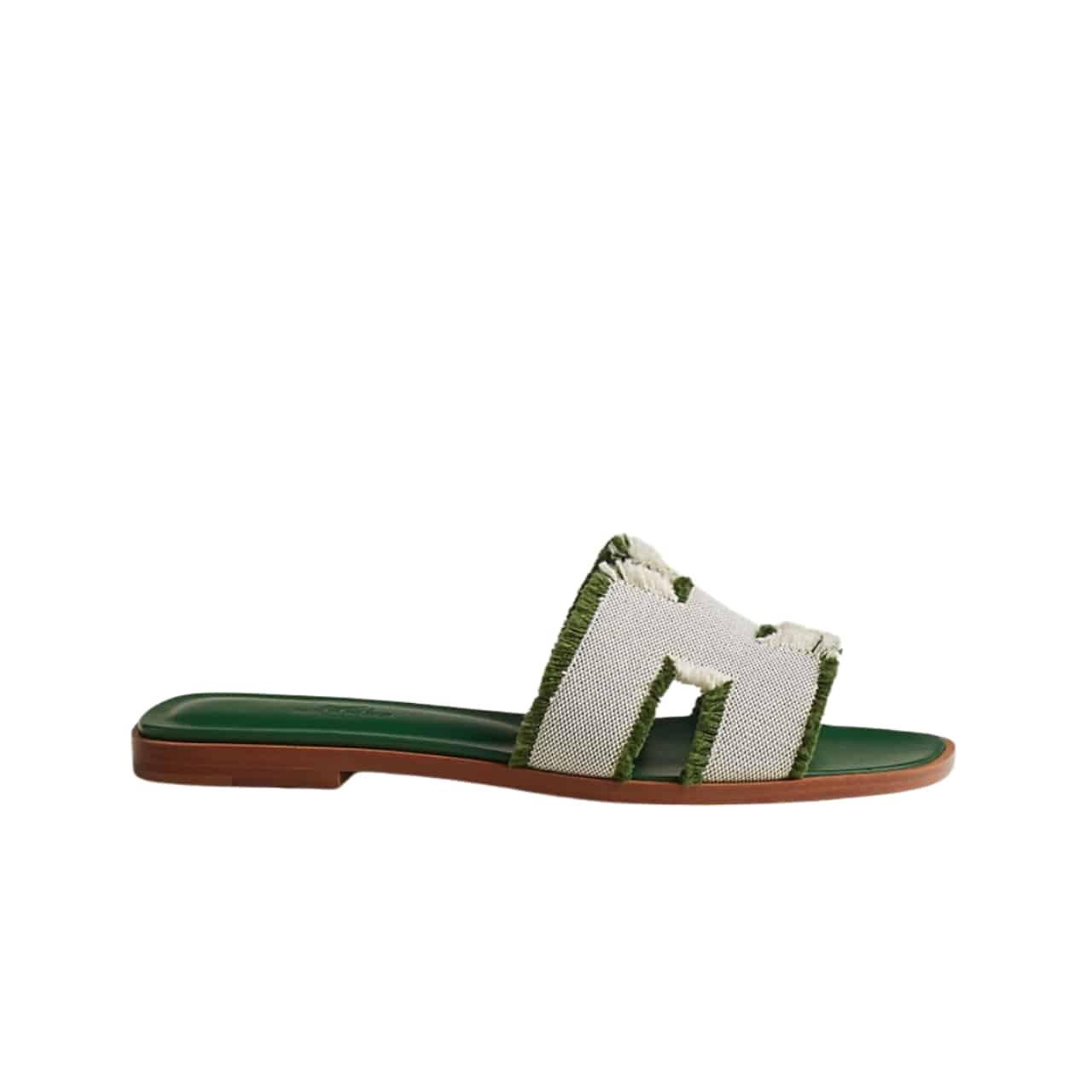 Hermes Oran Sandal Green H231095Z V1350