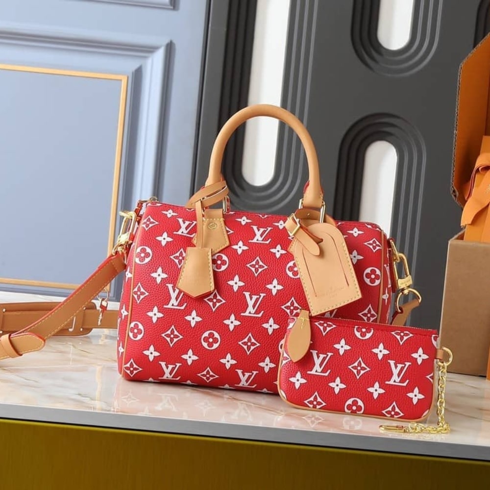 Louis Vuitton Speedy P9 Bandoulière 25 Autres Cuir Monogram Red 25Cm M24425