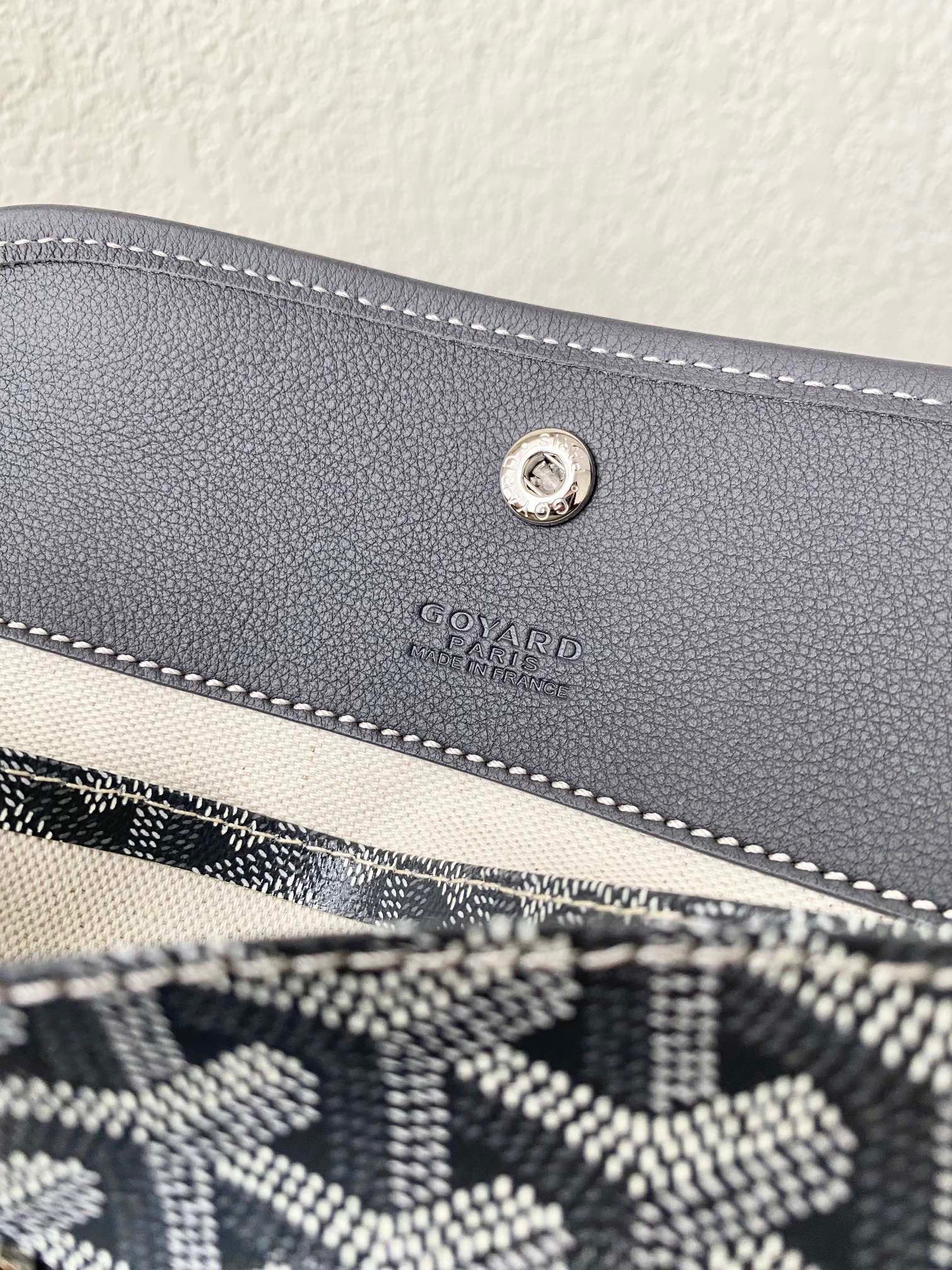 Goyard Saint Louis Gm 40Cm Grey Canvas