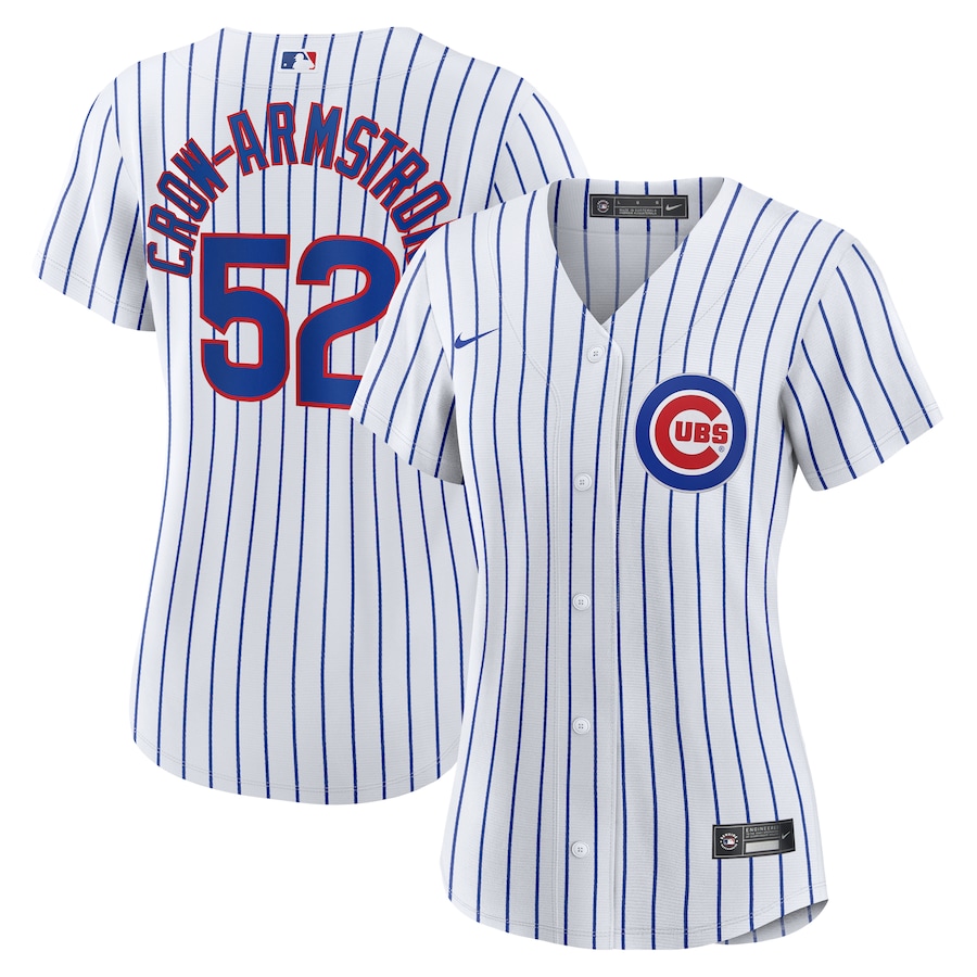 Pete Crow-Armstrong Chicago Cubs Women's Home Player Jersey White