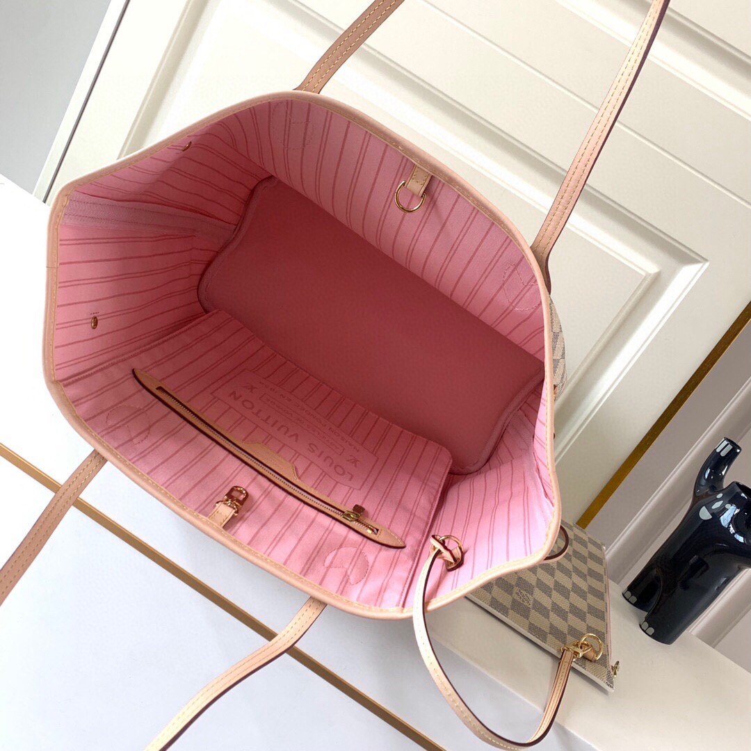 Louis Vuitton Neverfull MM Rose Pink 31Cm N41605