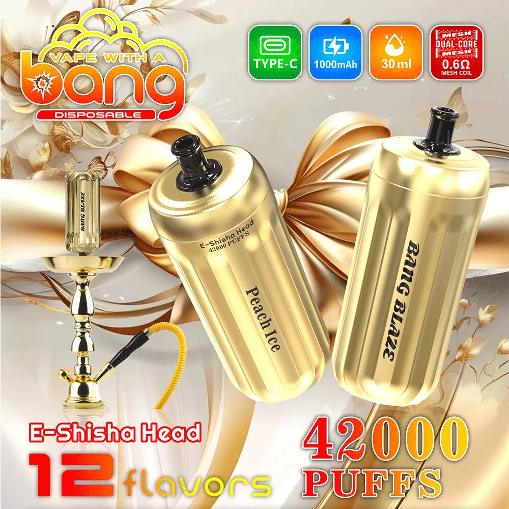 Bang E-Shisha Head 42K Disposable Vape(3 pieces)