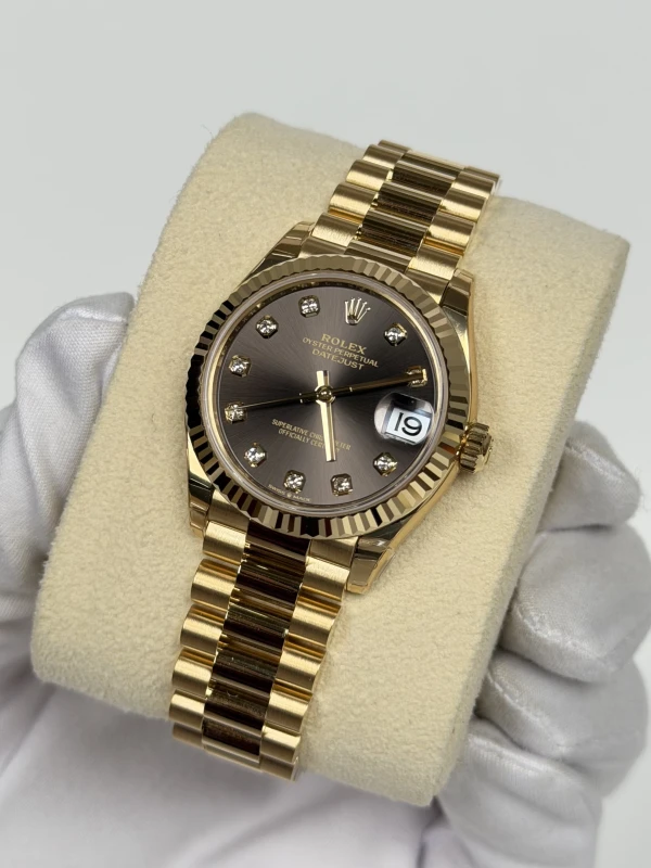[Superclone] Rolex Datejust 31mm Dark Grey Dial Fluted President 278278