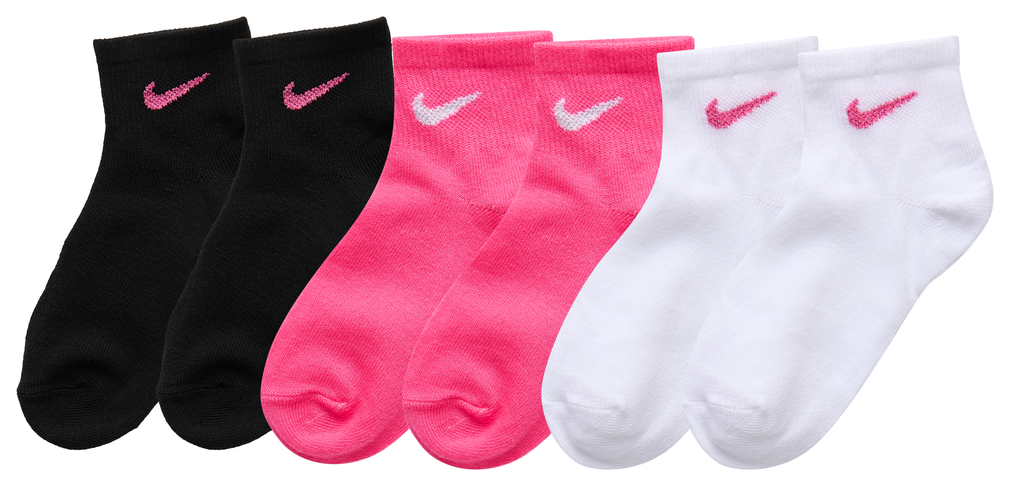 Nike Metallic Crew Socks 6 Pack