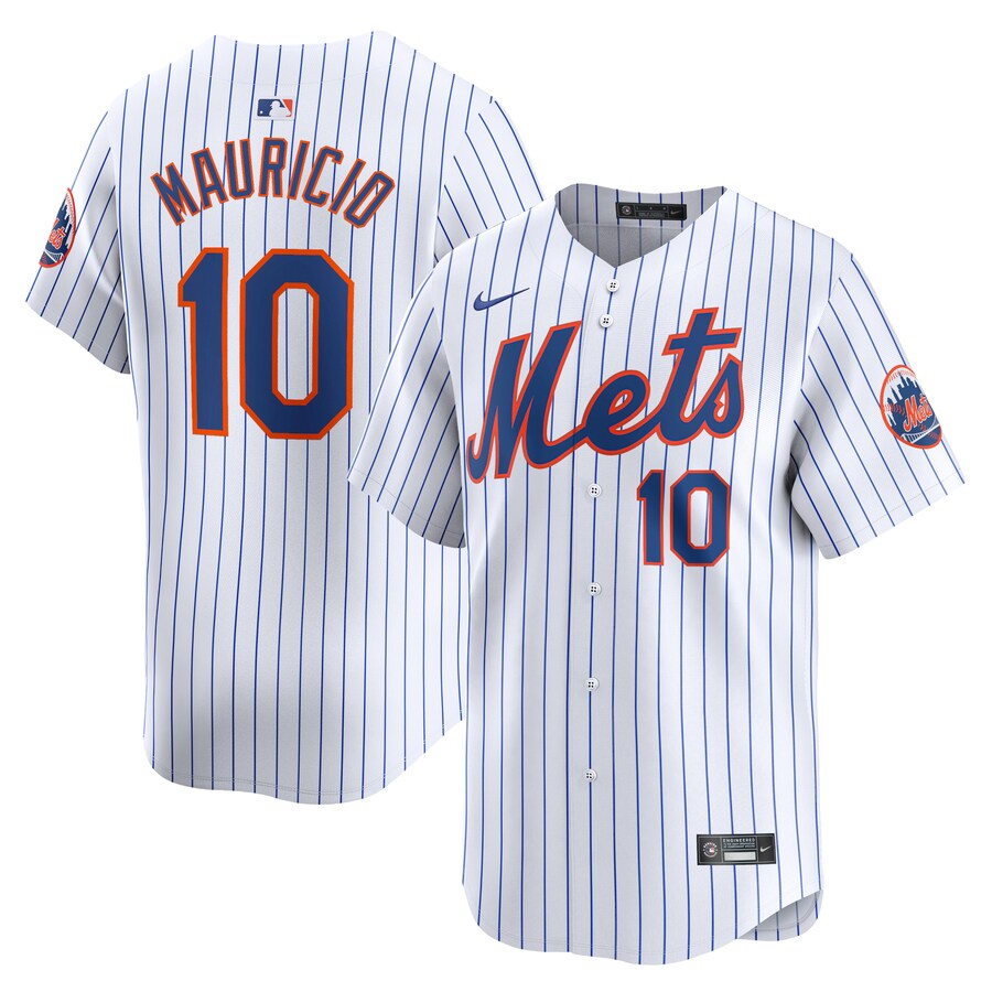 Ronny Mauricio New York Mets Home Limited Player Jersey White