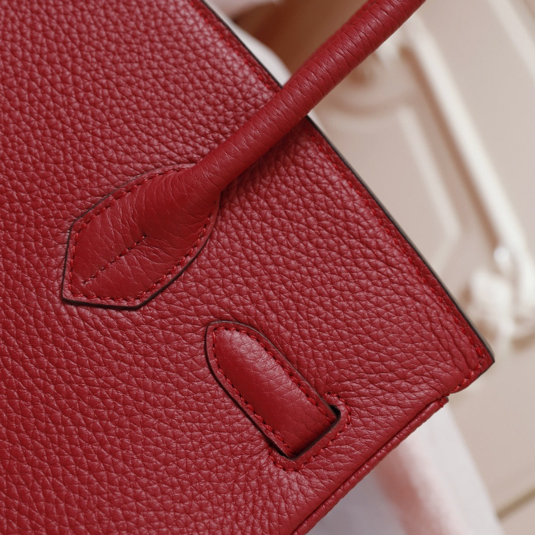 Hermes Birkin Bag 35 Crimson Togo Gold Hardware