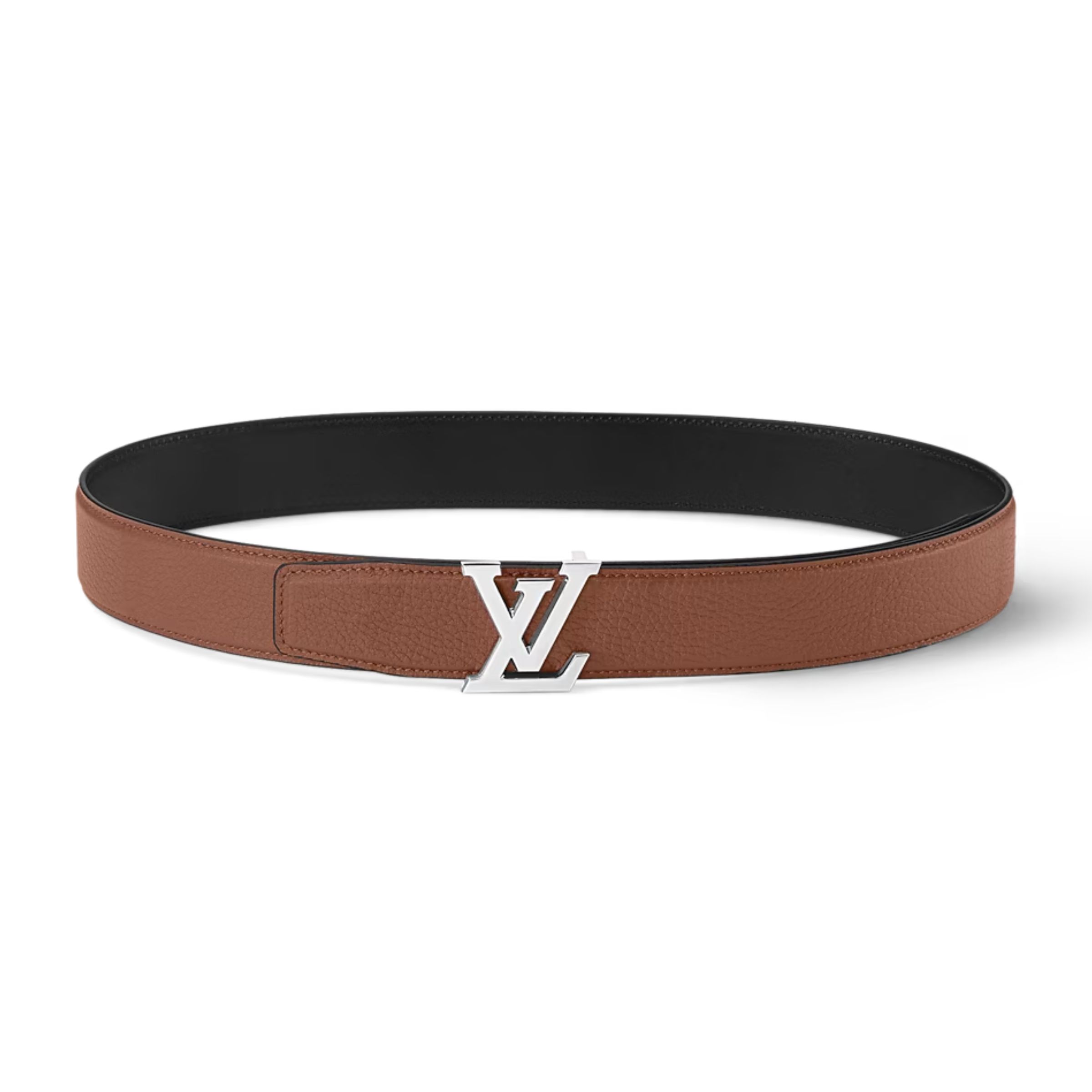 Lv Heritage 35mm Reversible Belt Cognac/Black M8220U