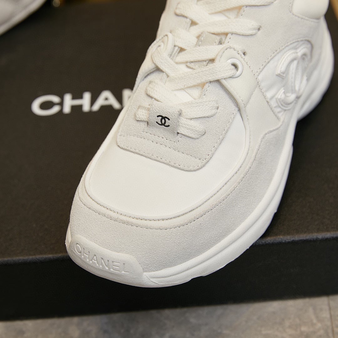 Chanel Cc Suede White G33745 Y52846 0G975