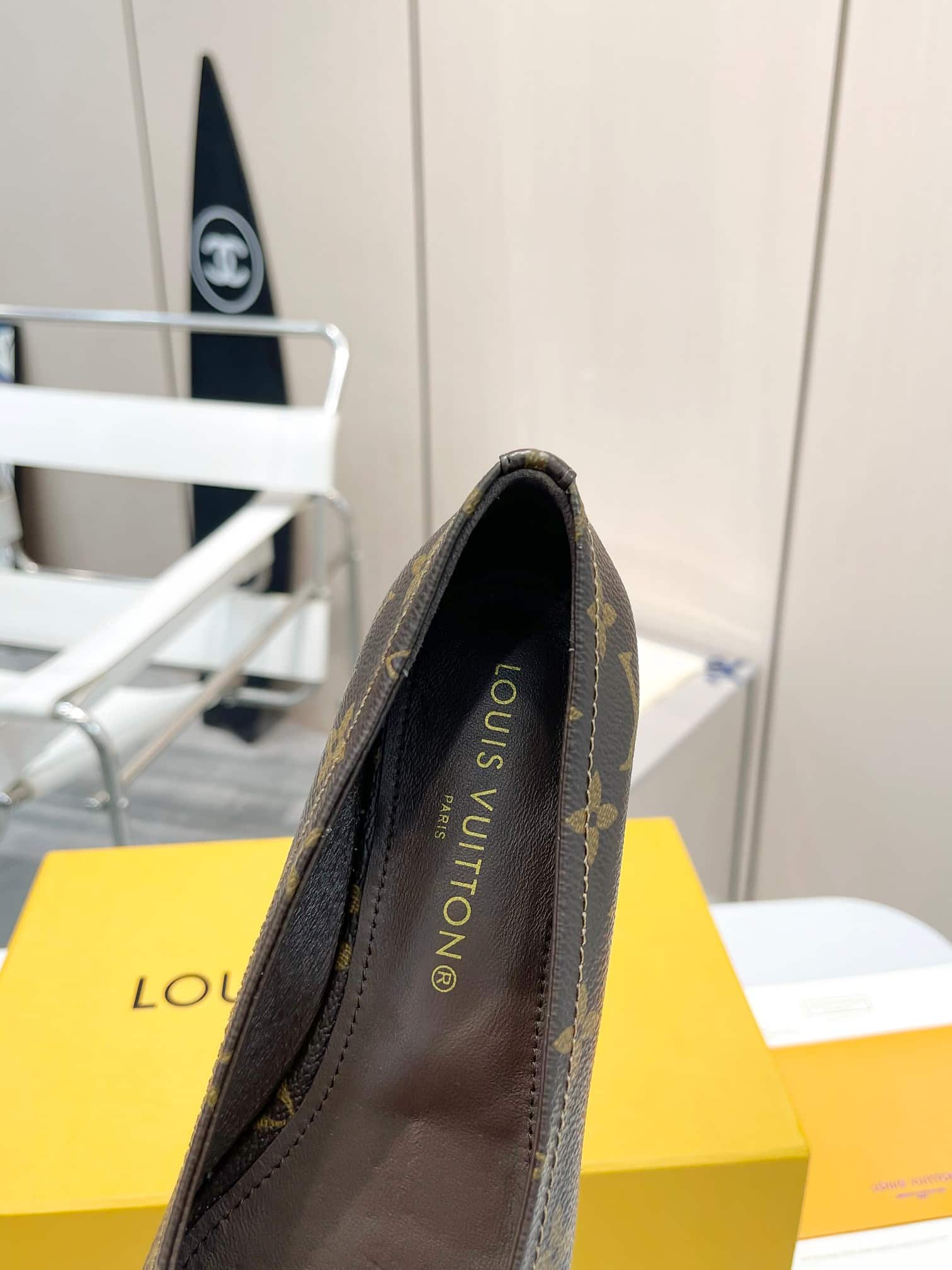 Louis Vuitton Nina Doll Shoes Monogram Canvas