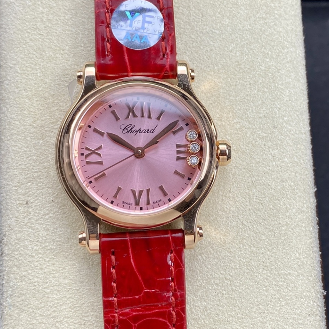 【Super Clone】Chopard Happy Sport Automatic 278590-3001 Pink
