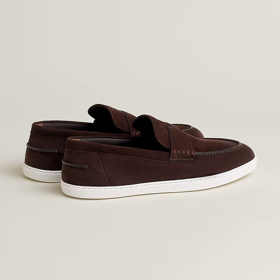 HERMES JOB LOAFER MARRON EBENE