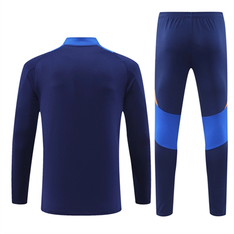 2024-25 Juventus Royal Blue Long Sleeve Training Suit