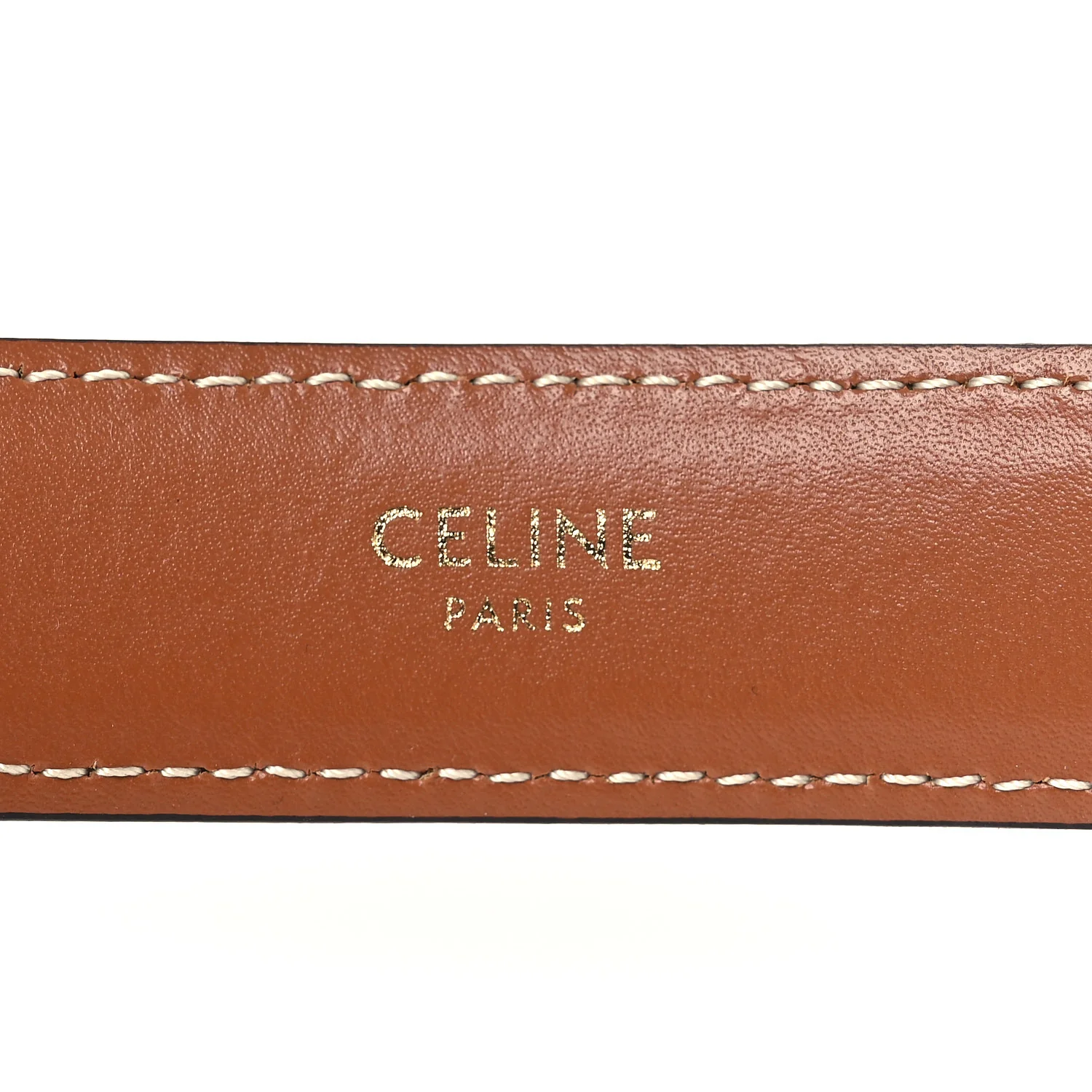 Canvas Calfskin Medium 25mm Triomphe 85 34 Belt Tan