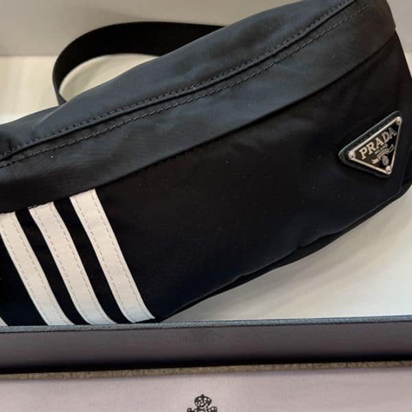 Prada X Adidas Re-Nylon Belt Bag Black