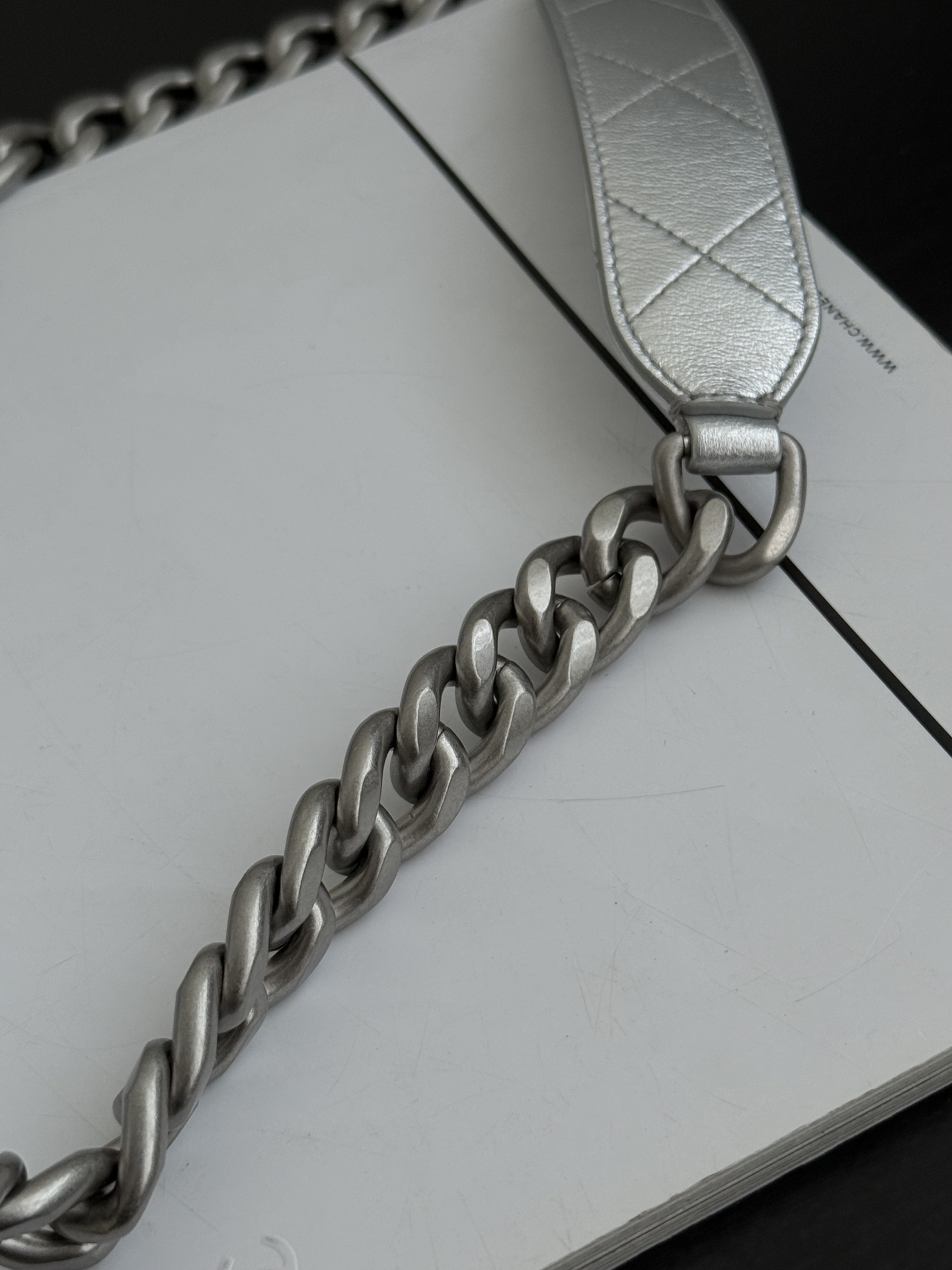 Chanel 25C Hobo Bag Silver Spring/Summer 2025 Collection 32cm/12.2cm
