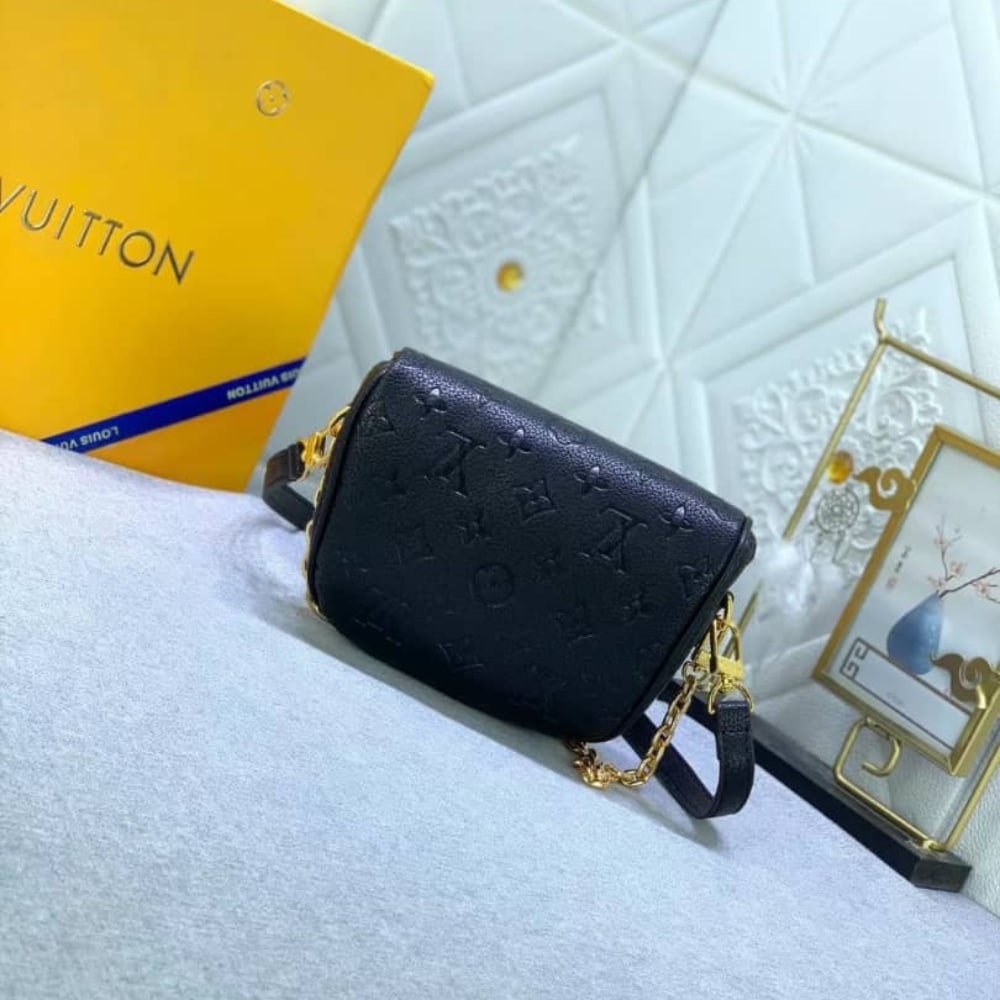 Louis Vuitton Mini Bumbag Black Monogram Empreinte 17Cm M46917